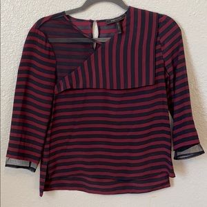 BCBG Maxazria stripped shirt